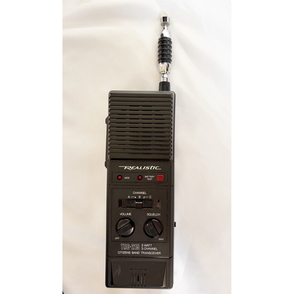Vintage Radio Shack Realistic TRC-219 Walkie Talkie Stranger Things #3
